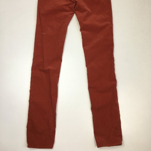 AG ADRIANO GOLDSCHMIED Rust/Brick Corduroy The Legging Super Skinny Jeans - Picture 12 of 12